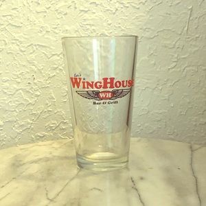 Winghouse pint glass Ker’s logo